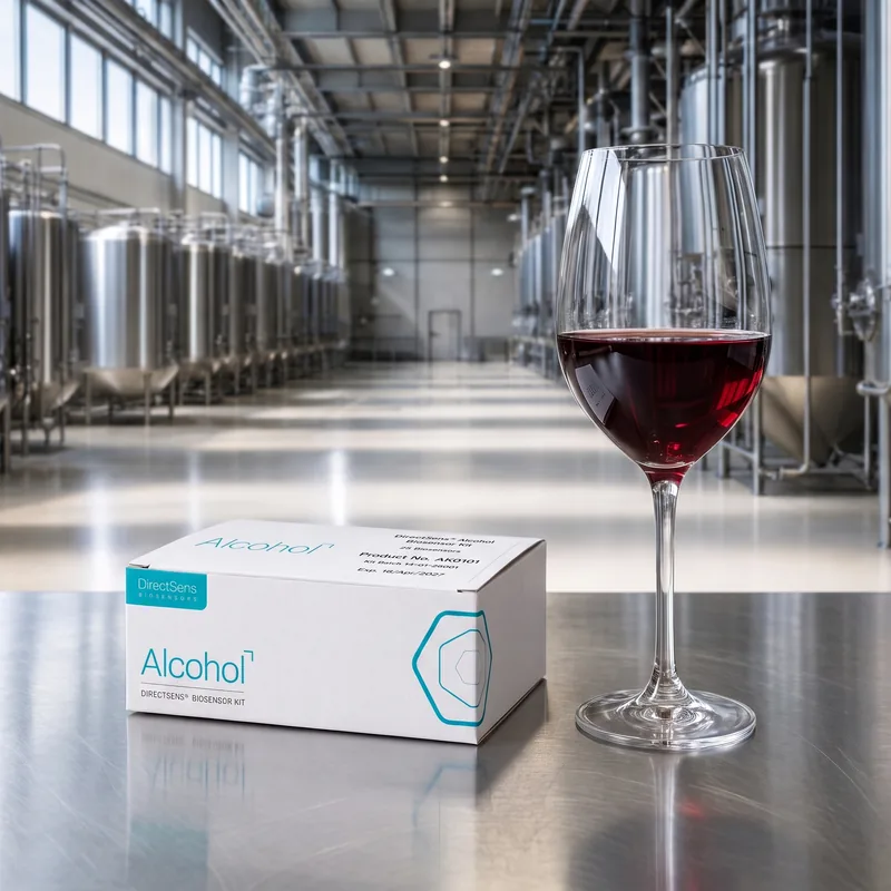 Clean product frame in a production hall with red wine