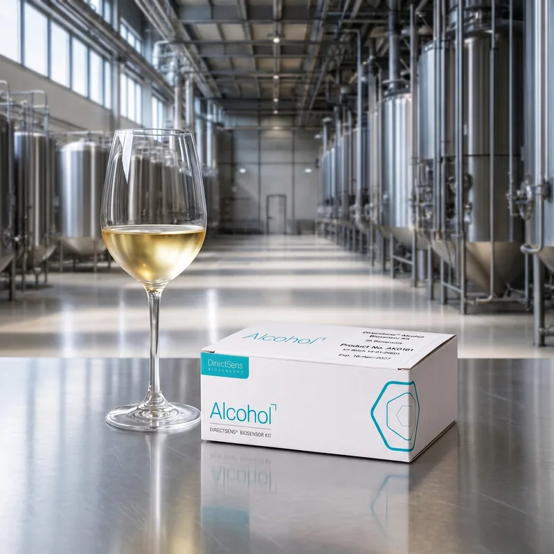 Clean product frame in a production hall with white wine
